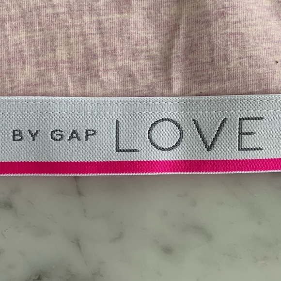 NWT Gap Love V neck bralette pink size Large - Picture 5 of 6